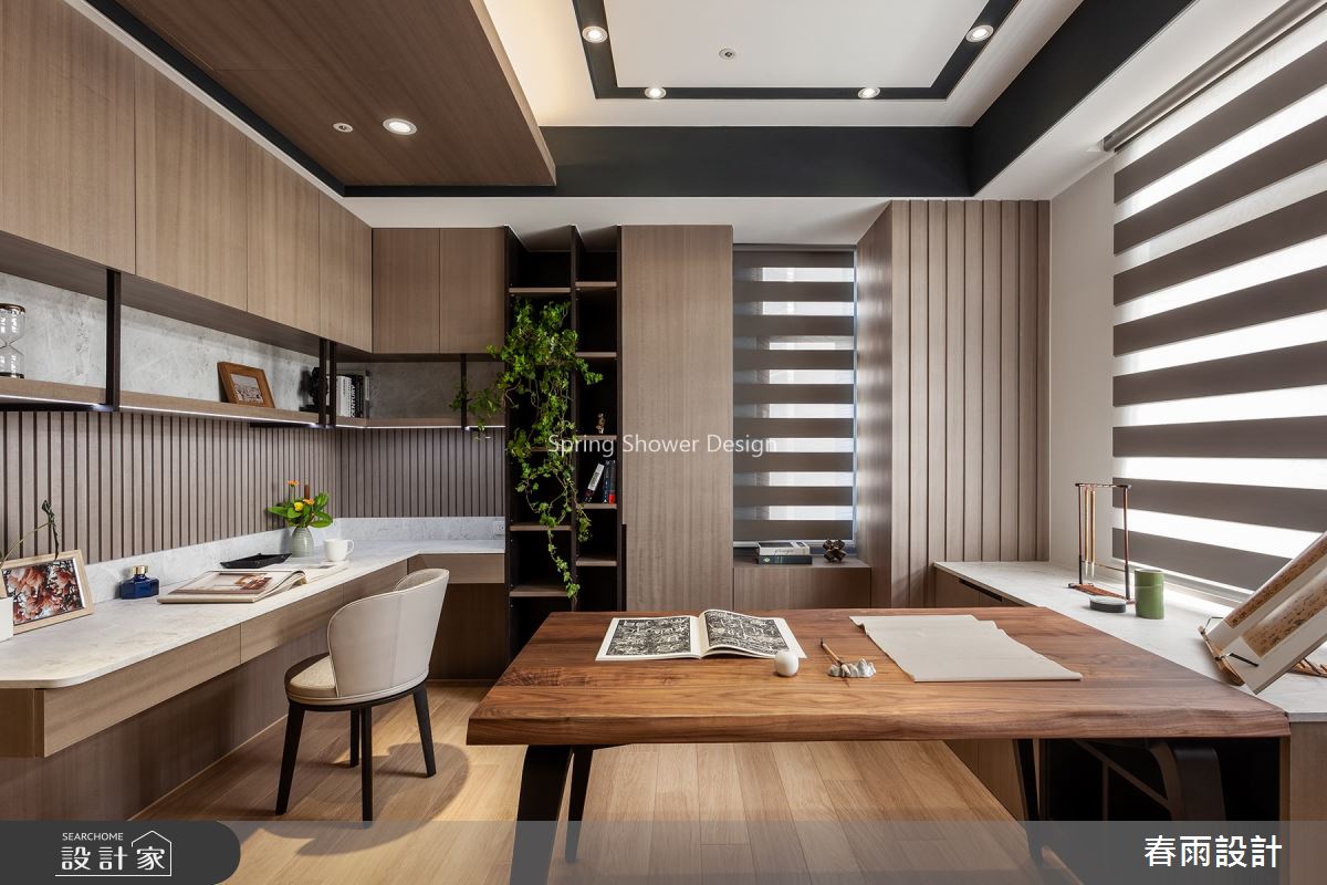 51坪新成屋(5年以下)＿現代風書房案例圖片＿春雨設計＿春雨_113 台中國美晴空之16