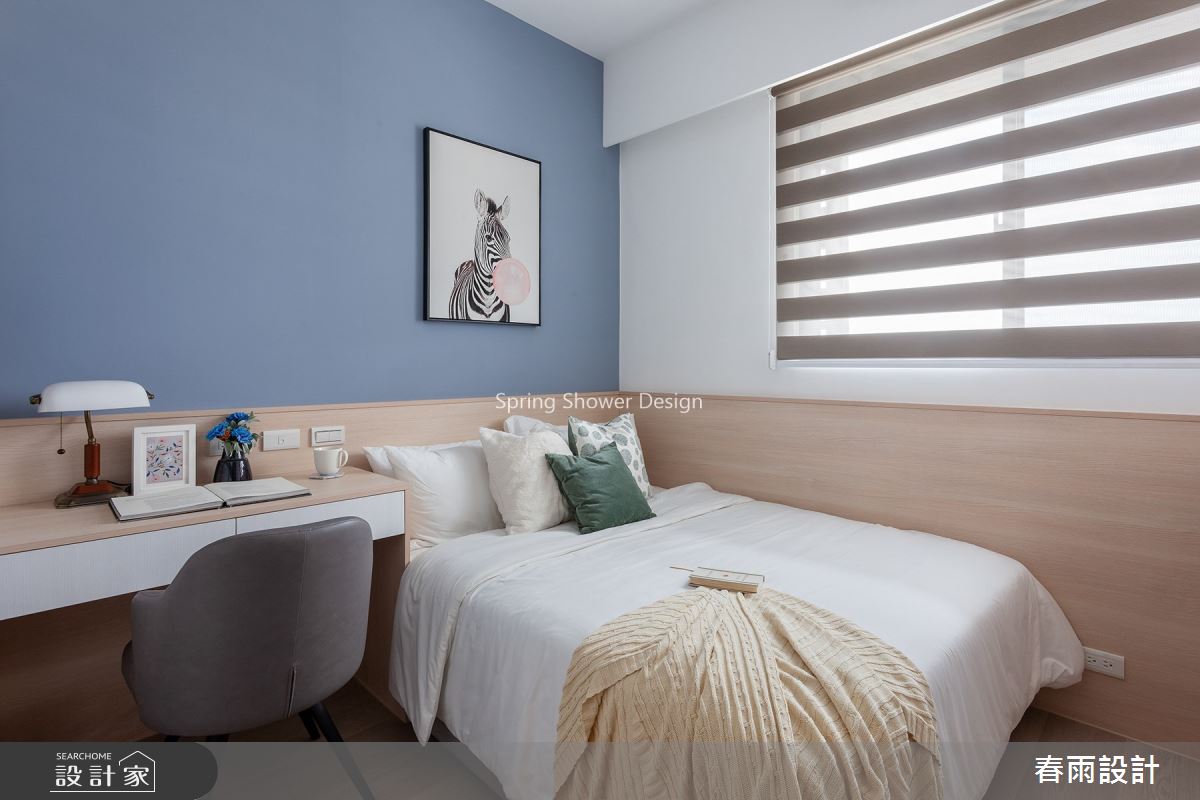 34坪新成屋(5年以下)＿現代風臥室案例圖片＿春雨設計＿春雨_114 高雄敘上景之15