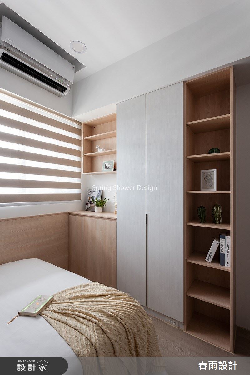 34坪新成屋(5年以下)＿現代風臥室案例圖片＿春雨設計＿春雨_114 高雄敘上景之16