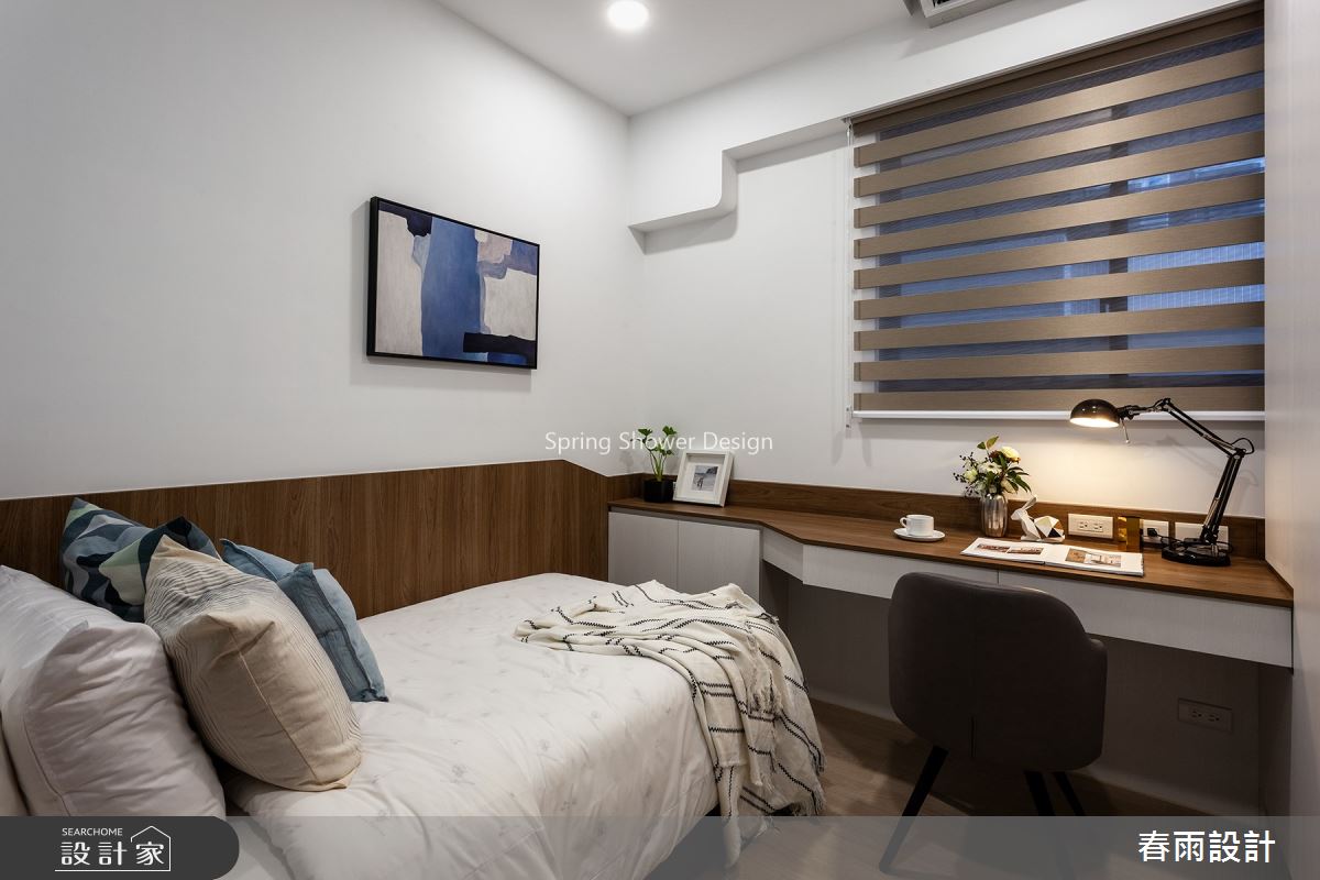 34坪新成屋(5年以下)＿現代風臥室案例圖片＿春雨設計＿春雨_114 高雄敘上景之18