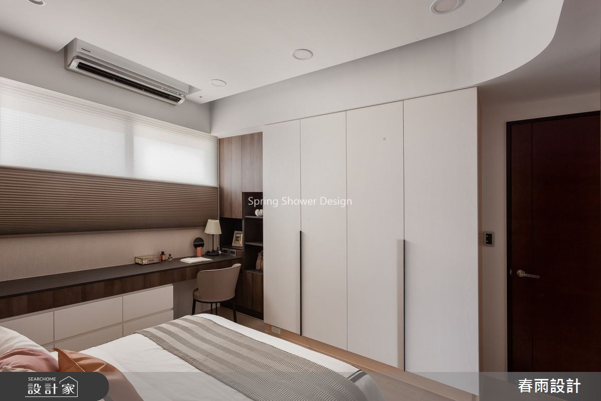 34坪新成屋(5年以下)＿現代風臥室案例圖片＿春雨設計＿春雨_114 高雄敘上景之23