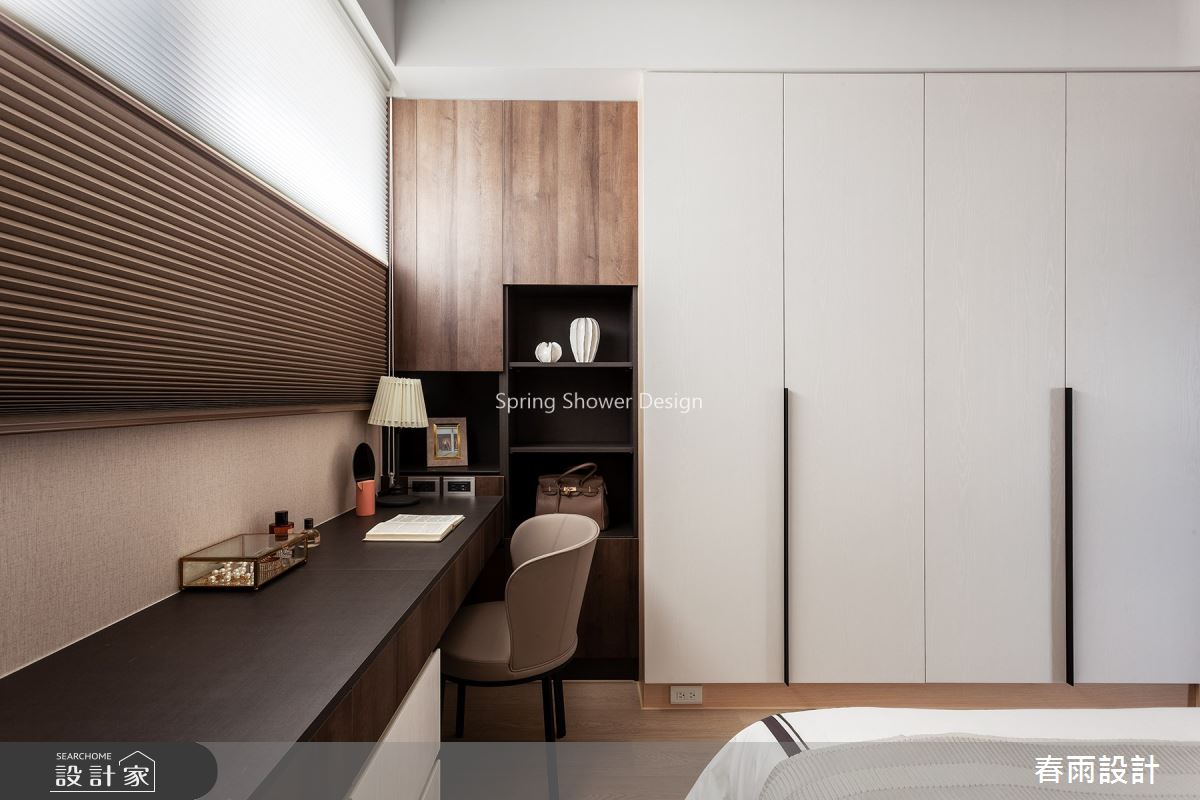 34坪新成屋(5年以下)＿現代風臥室案例圖片＿春雨設計＿春雨_114 高雄敘上景之22