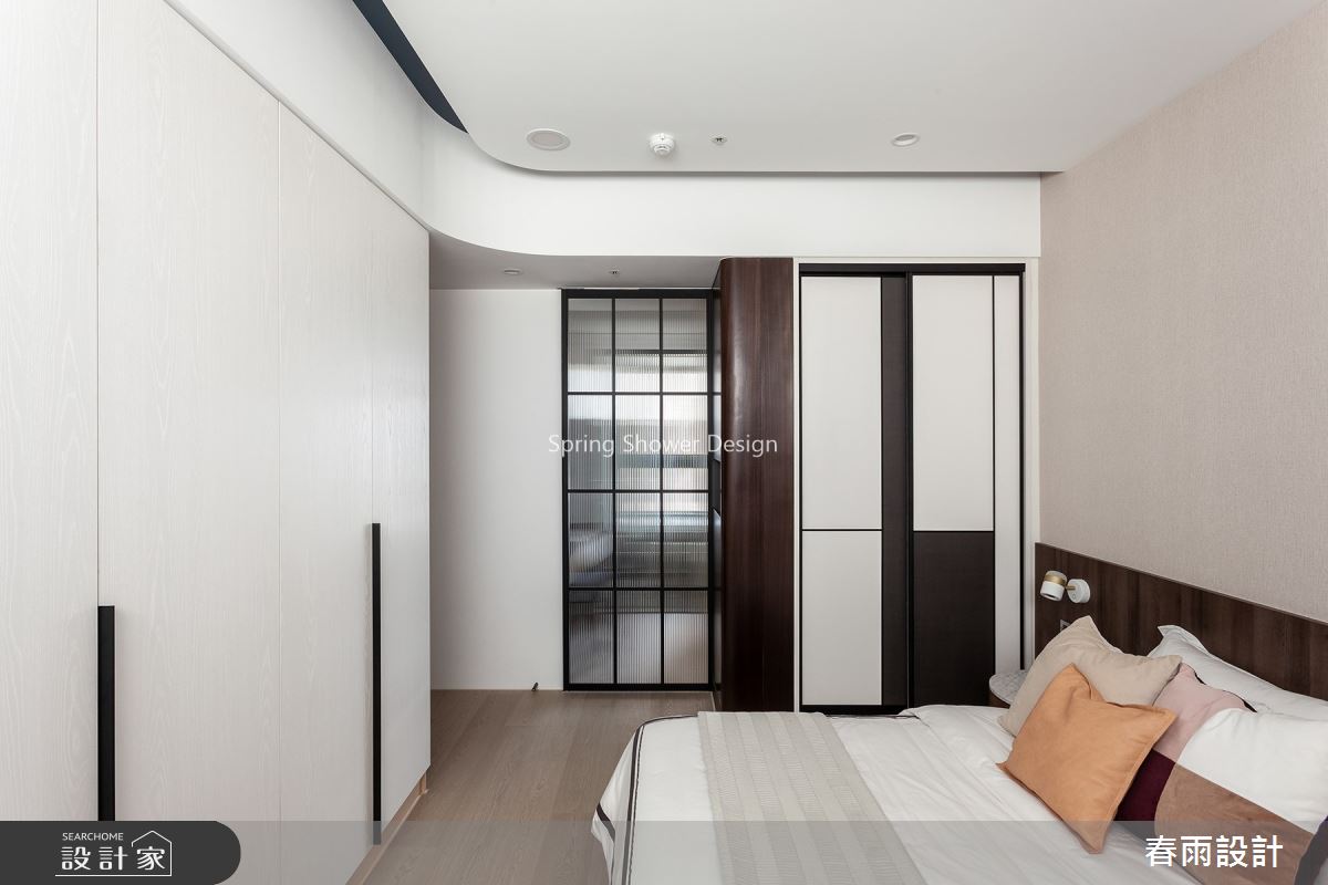 34坪新成屋(5年以下)＿現代風臥室案例圖片＿春雨設計＿春雨_114 高雄敘上景之24