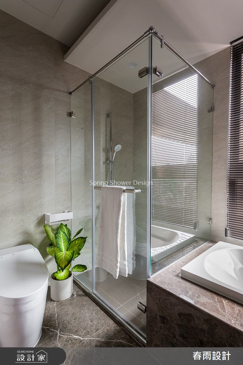 34坪新成屋(5年以下)＿現代風浴室案例圖片＿春雨設計＿春雨_114 高雄敘上景之27