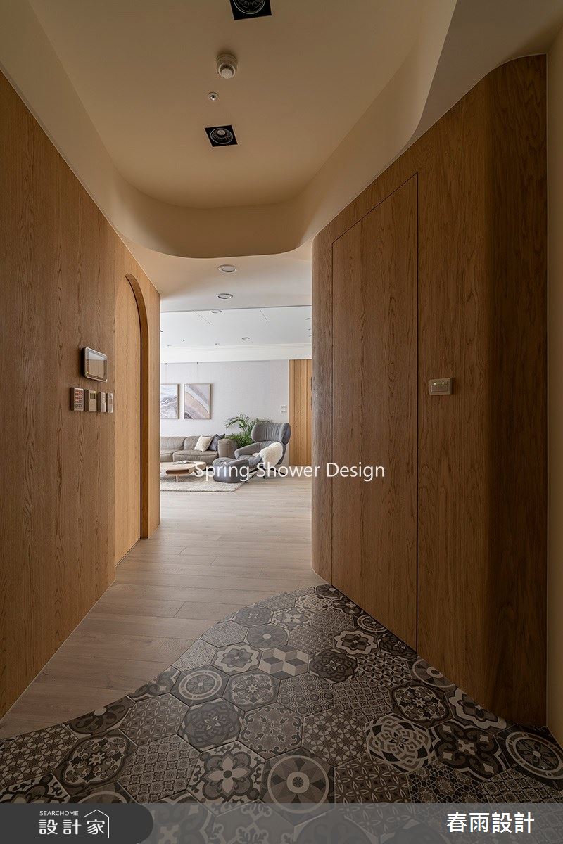 75坪新成屋(5年以下)＿北歐風玄關案例圖片＿春雨設計＿春雨_115 桃園華爾道夫之1