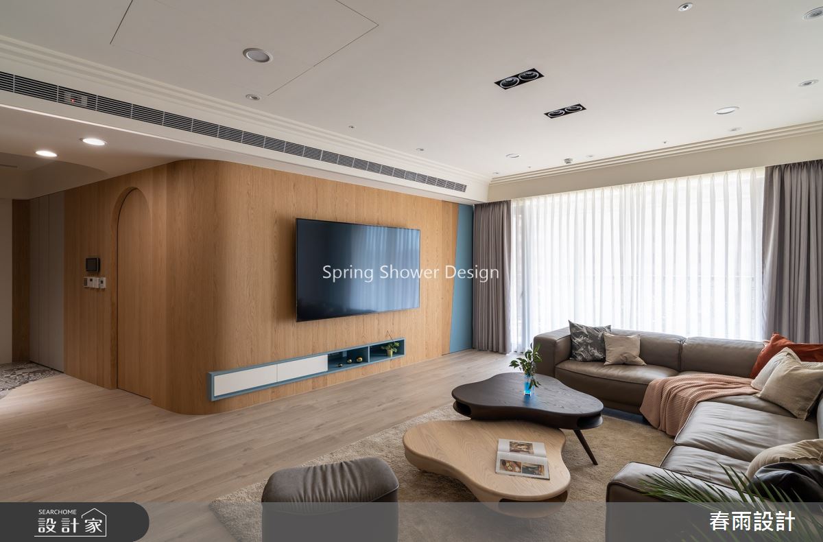 75坪新成屋(5年以下)＿北歐風客廳案例圖片＿春雨設計＿春雨_115 桃園華爾道夫之3