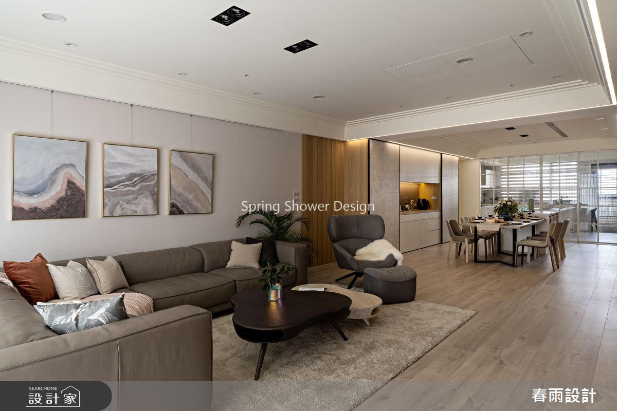 75坪新成屋(5年以下)＿北歐風客廳案例圖片＿春雨設計＿春雨_115 桃園華爾道夫之7