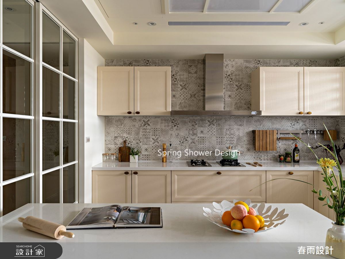 75坪新成屋(5年以下)＿北歐風廚房吧檯中島案例圖片＿春雨設計＿春雨_115 桃園華爾道夫之14