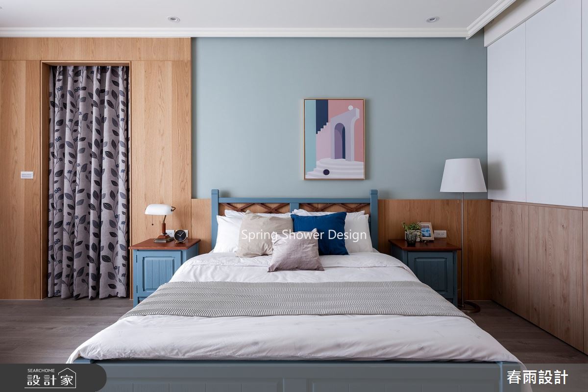 75坪新成屋(5年以下)＿北歐風臥室案例圖片＿春雨設計＿春雨_115 桃園華爾道夫之17