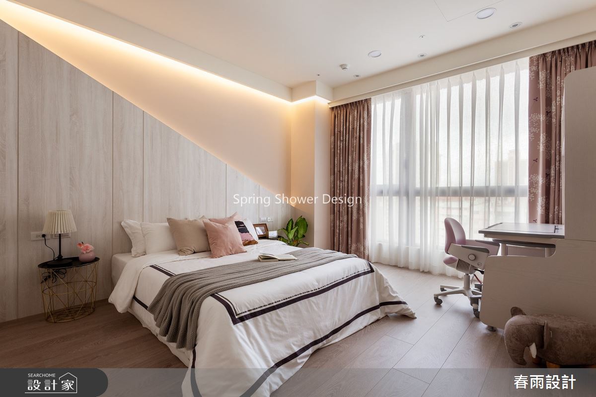 75坪新成屋(5年以下)＿北歐風臥室案例圖片＿春雨設計＿春雨_115 桃園華爾道夫之28