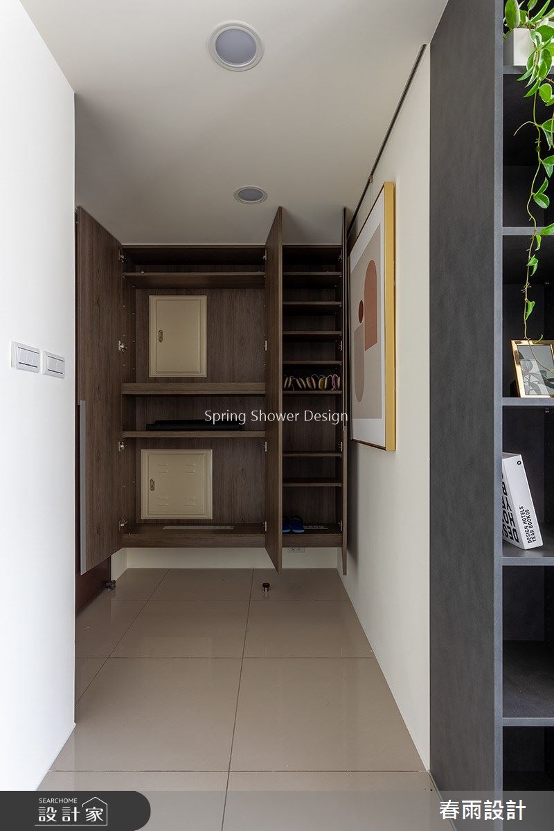 21坪新成屋(5年以下)＿現代風玄關案例圖片＿春雨設計＿春雨_116 桃園名鑄2之1