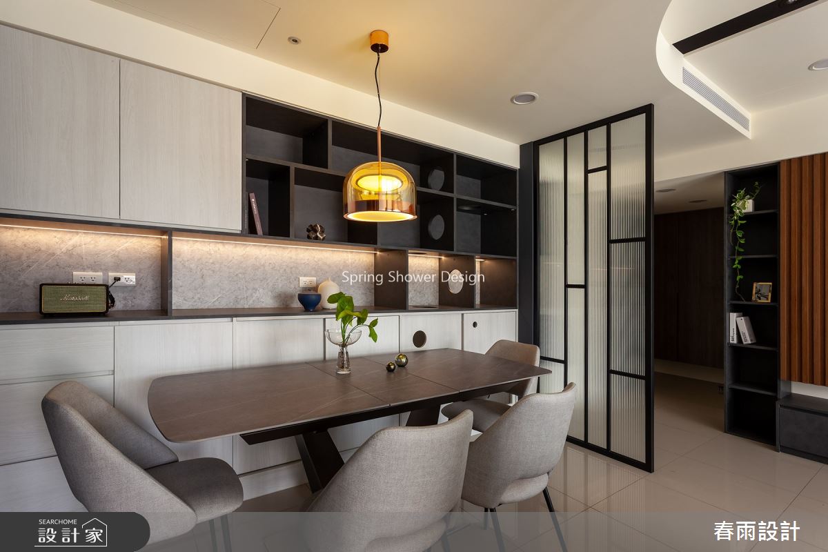 21坪新成屋(5年以下)＿現代風餐廳案例圖片＿春雨設計＿春雨_116 桃園名鑄2之8