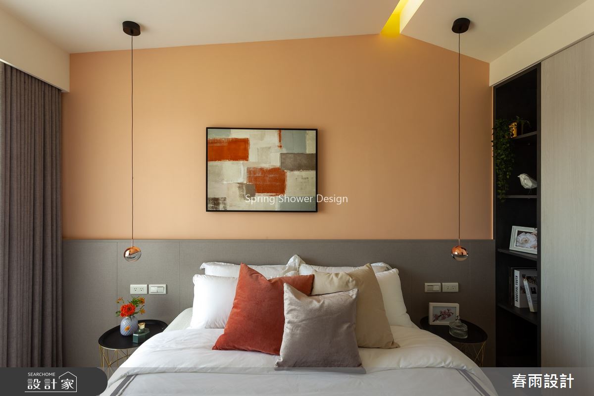 21坪新成屋(5年以下)＿現代風臥室案例圖片＿春雨設計＿春雨_116 桃園名鑄2之20