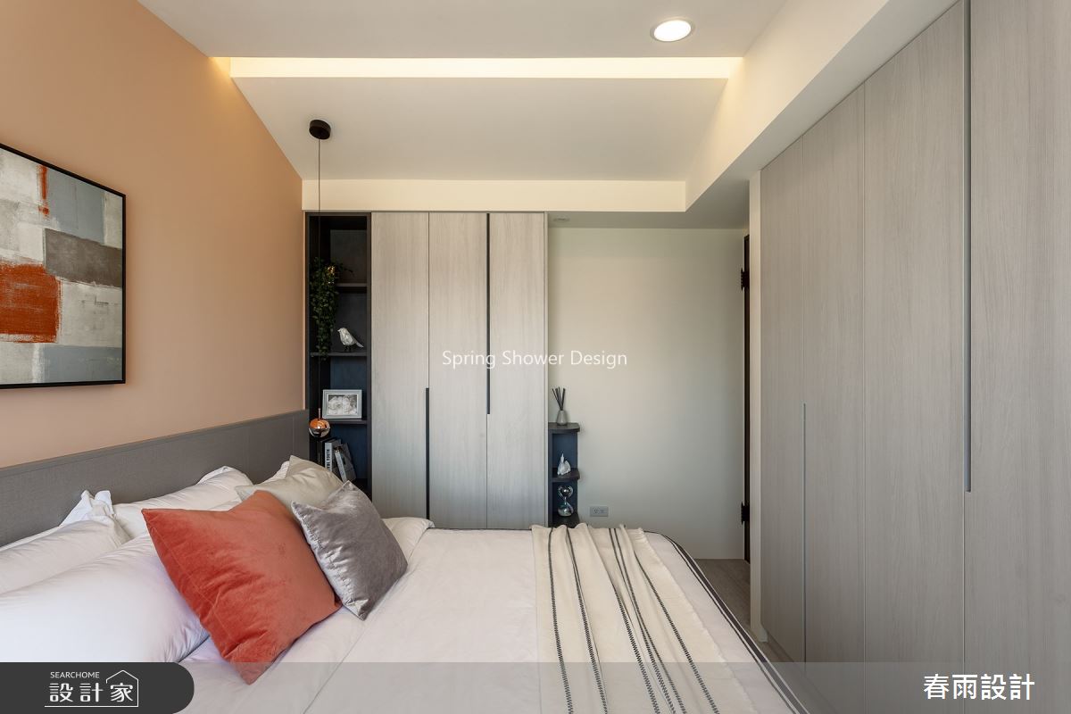 21坪新成屋(5年以下)＿現代風臥室案例圖片＿春雨設計＿春雨_116 桃園名鑄2之22