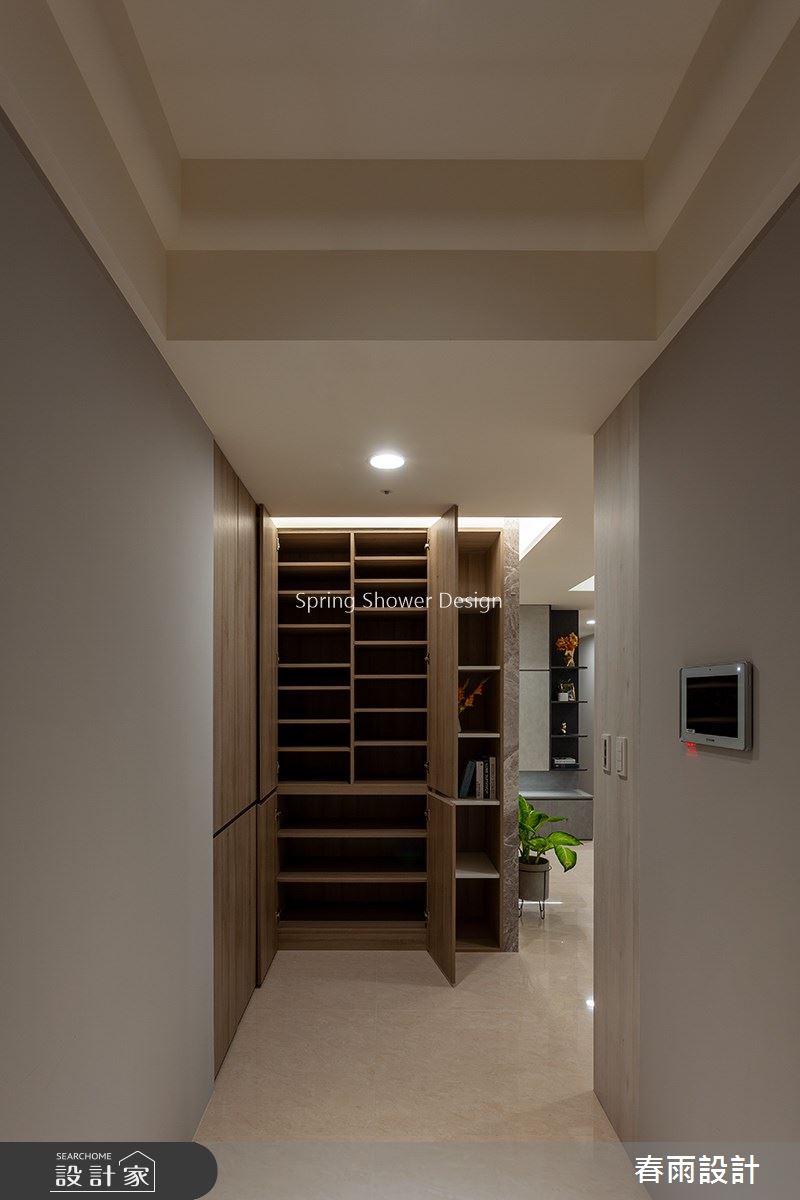 39坪預售屋＿現代風玄關案例圖片＿春雨設計＿春雨_117 土城大同莊園之1