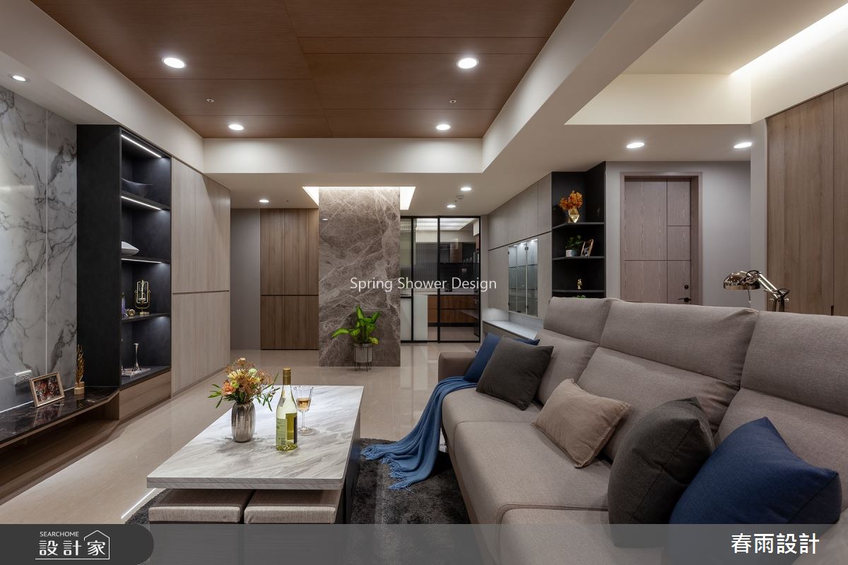 39坪預售屋＿現代風客廳案例圖片＿春雨設計＿春雨_117 土城大同莊園之10