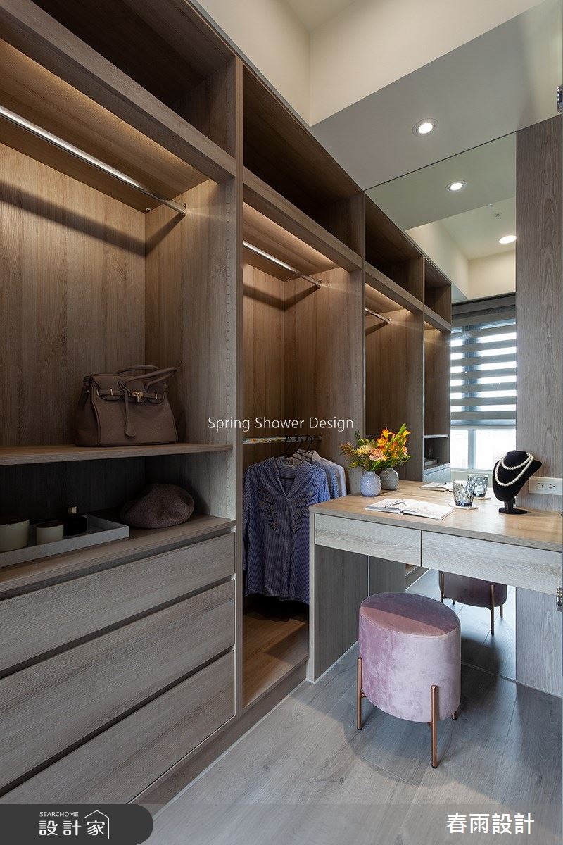 39坪預售屋＿現代風更衣間案例圖片＿春雨設計＿春雨_117 土城大同莊園之26