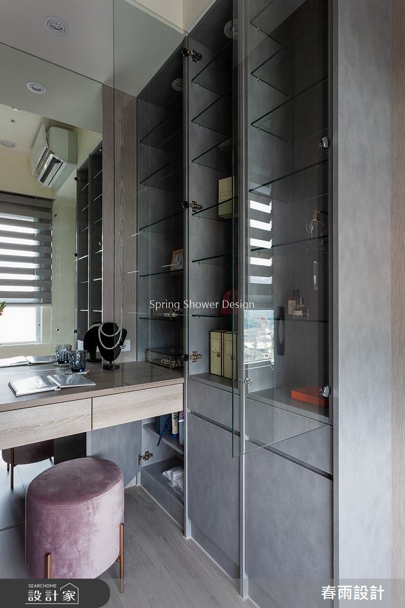39坪預售屋＿現代風更衣間案例圖片＿春雨設計＿春雨_117 土城大同莊園之27