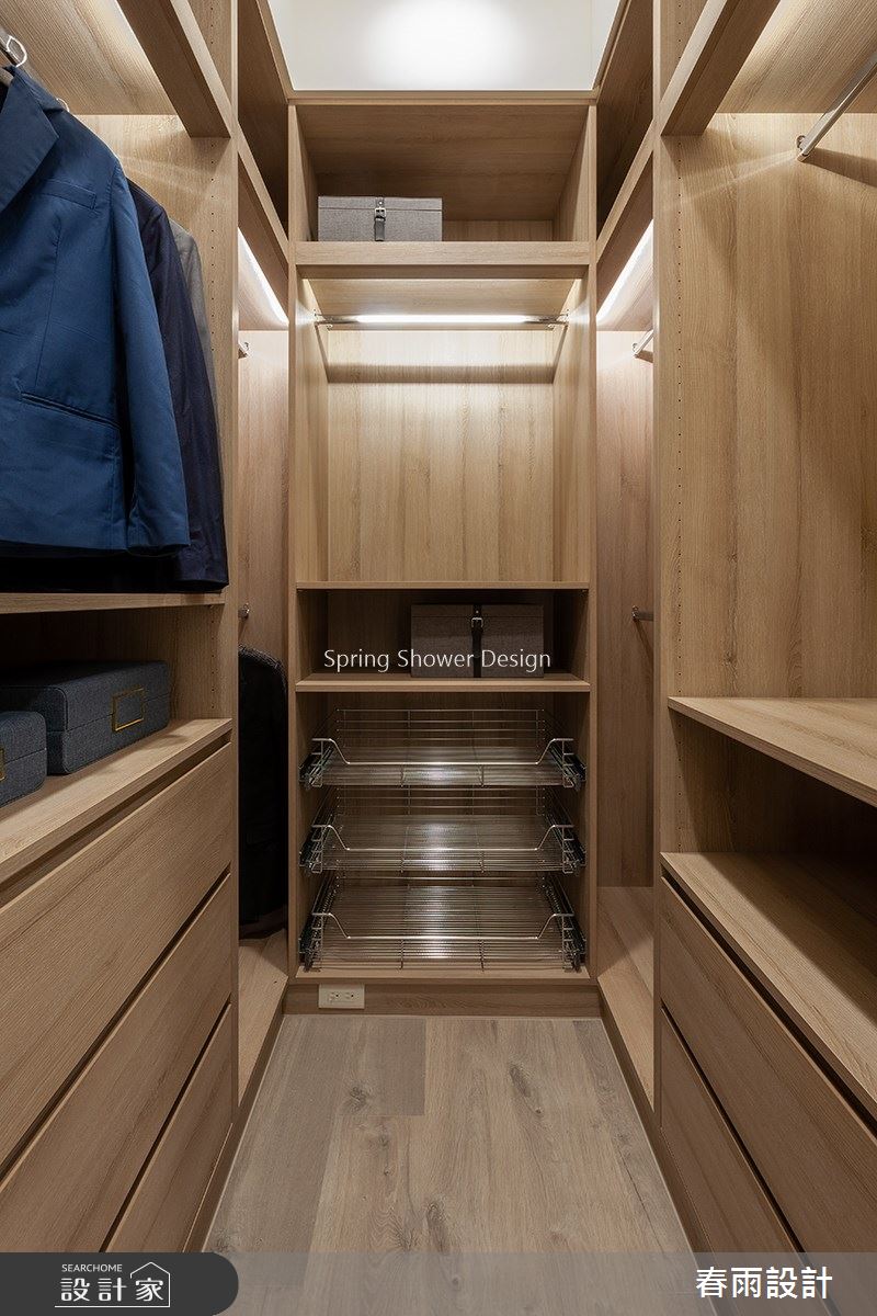 39坪預售屋＿現代風更衣間案例圖片＿春雨設計＿春雨_117 土城大同莊園之28