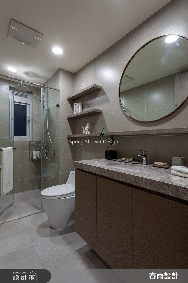 39坪預售屋＿現代風浴室案例圖片＿春雨設計＿春雨_117 土城大同莊園之32