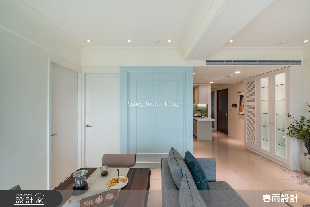 20坪預售屋＿美式風客廳案例圖片＿春雨設計＿春雨_118 秀山園之4