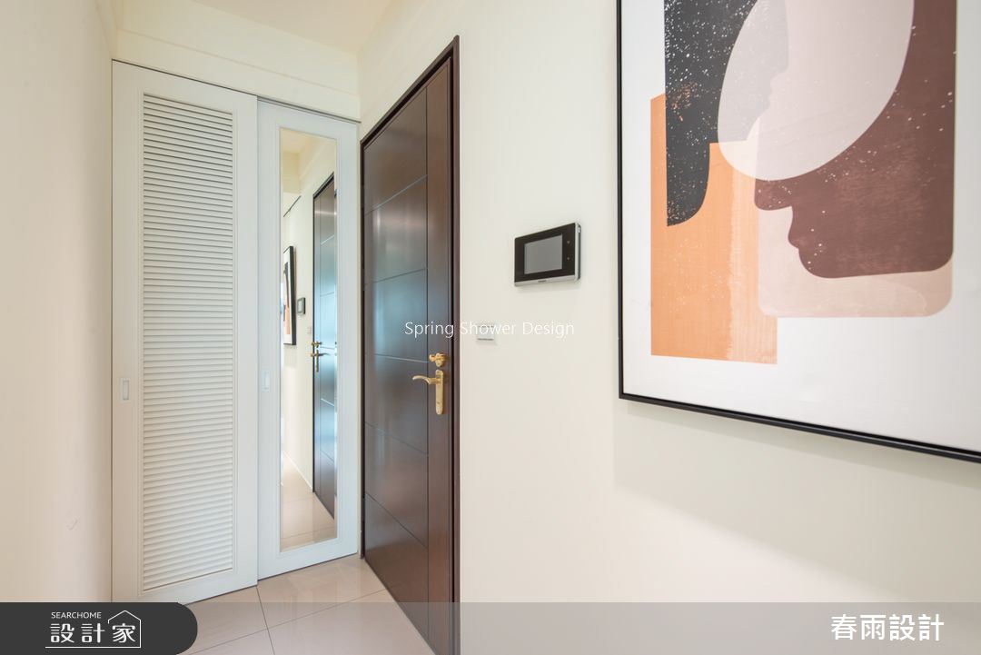 20坪預售屋＿美式風玄關案例圖片＿春雨設計＿春雨_118 秀山園之1