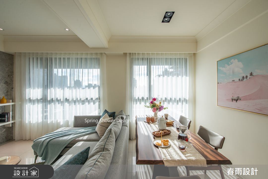 20坪預售屋＿美式風餐廳案例圖片＿春雨設計＿春雨_118 秀山園之8