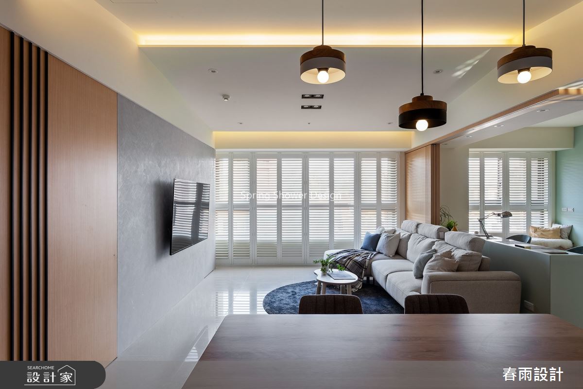 41坪預售屋＿北歐風客廳案例圖片＿春雨設計＿春雨_119 吾上琚之8