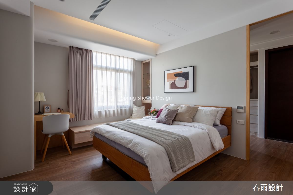 51坪新成屋(5年以下)＿飯店風臥室臥榻案例圖片＿春雨設計＿春雨_120 台中國美晴空2之14