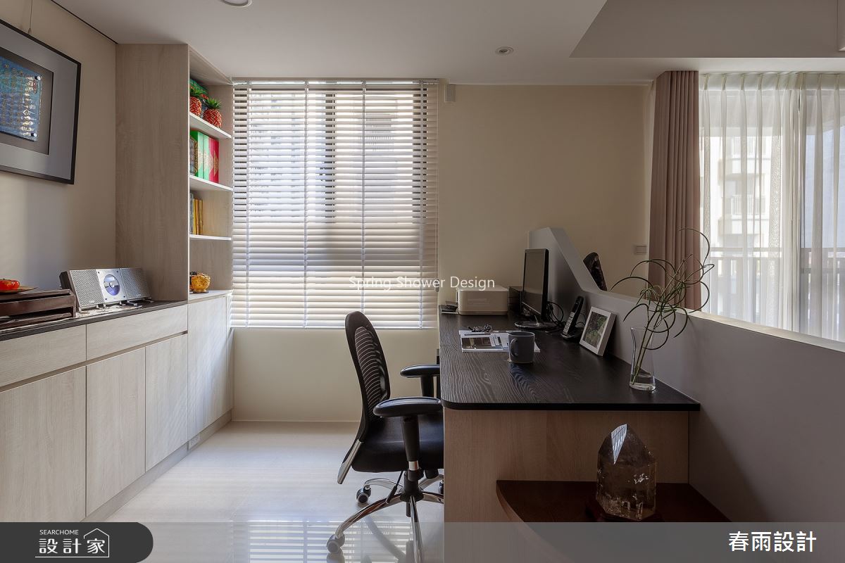 35坪預售屋＿現代風書房案例圖片＿春雨設計＿春雨_121 桃園昭揚越之7