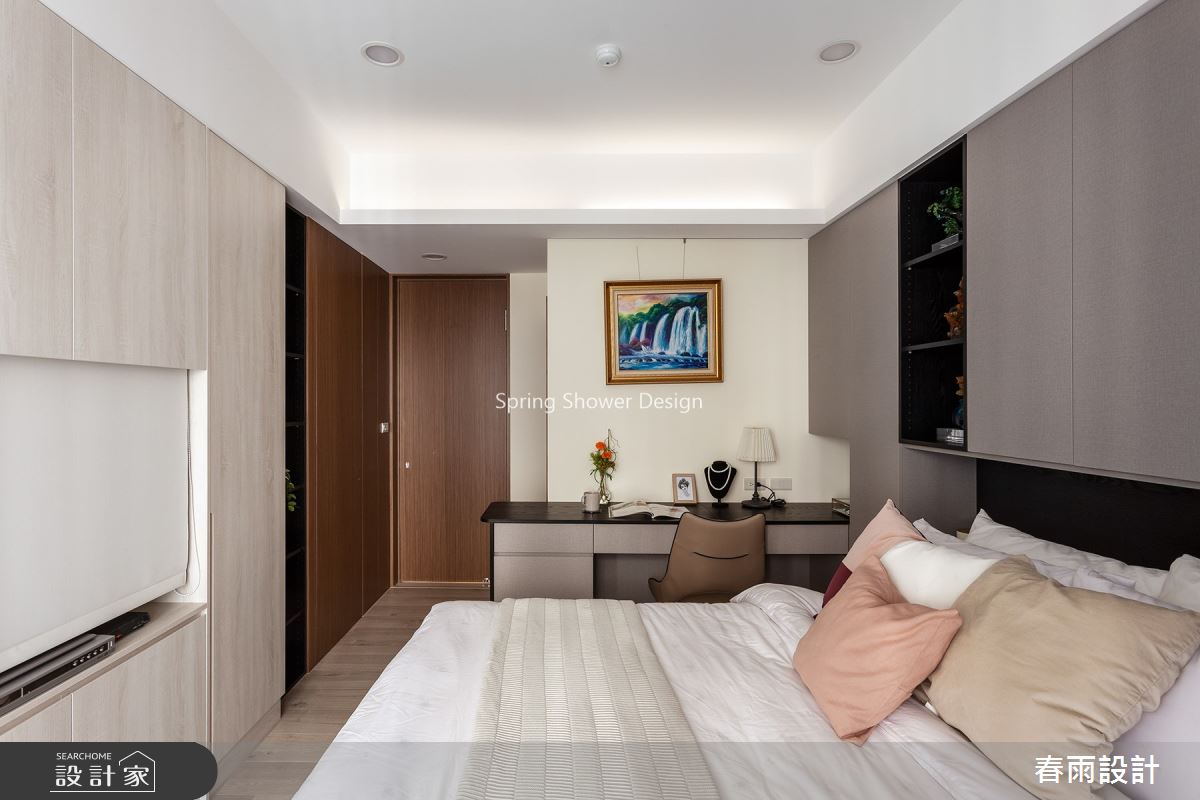 35坪預售屋＿現代風臥室案例圖片＿春雨設計＿春雨_121 桃園昭揚越之28