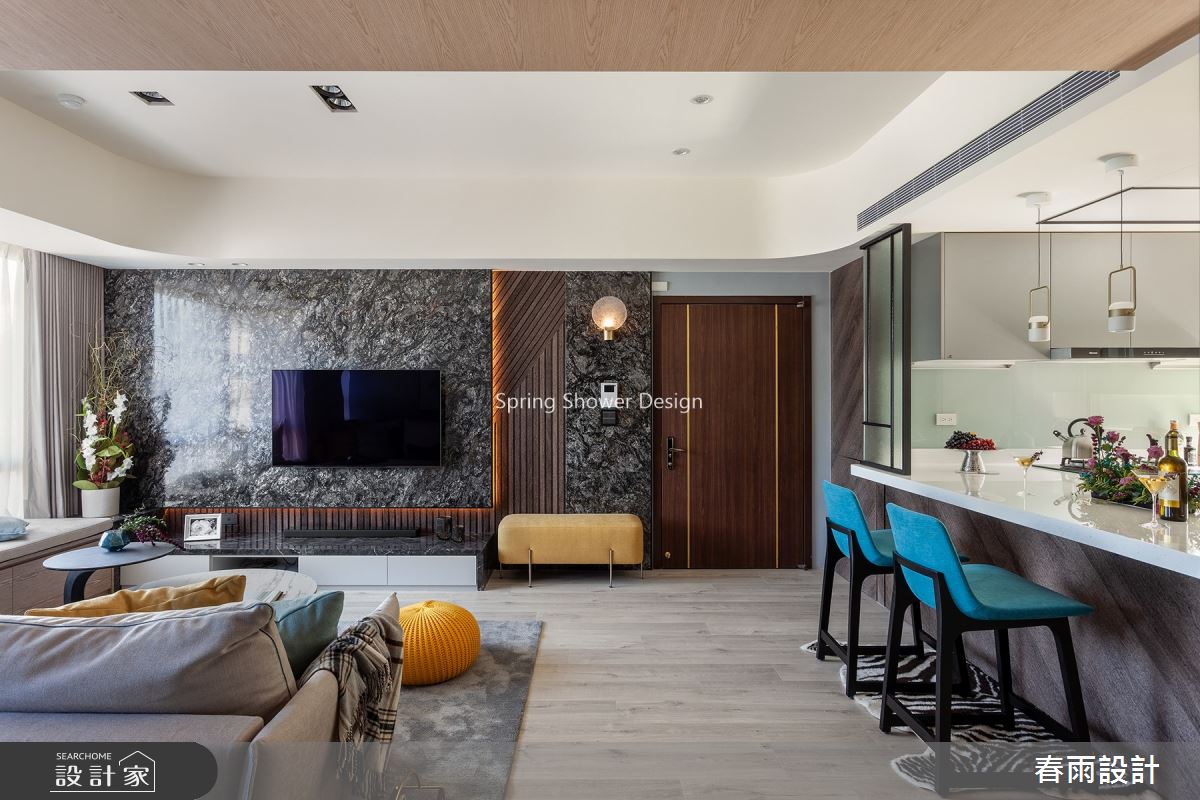 25坪中古屋(5~15年)＿飯店風客廳案例圖片＿春雨設計＿春雨_122 美麗再興之4
