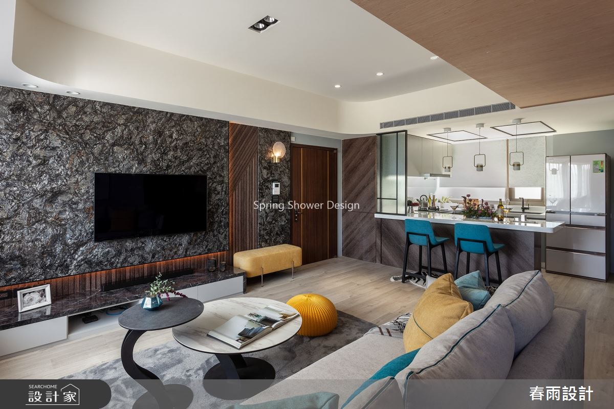 25坪中古屋(5~15年)＿飯店風客廳案例圖片＿春雨設計＿春雨_122 美麗再興之7