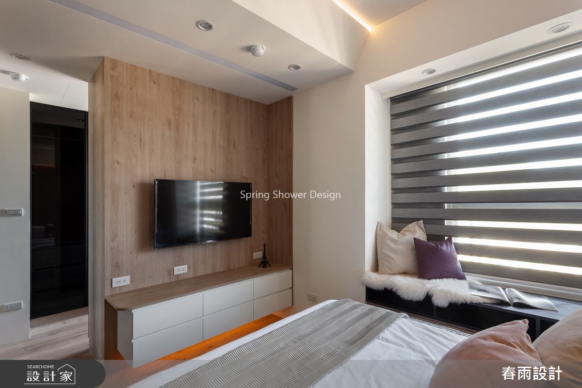 25坪中古屋(5~15年)＿飯店風臥室臥榻案例圖片＿春雨設計＿春雨_122 美麗再興之17