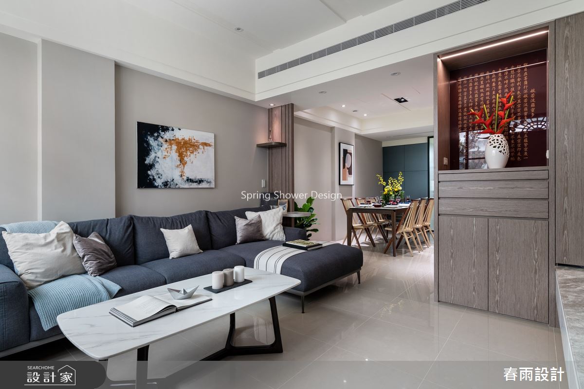 79坪新成屋(5年以下)＿現代風客廳案例圖片＿春雨設計＿春雨_124 桃園鴻福大境之4