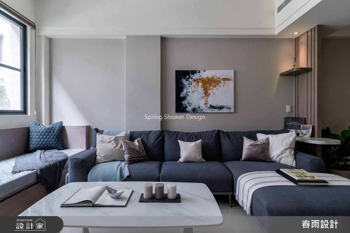 79坪新成屋(5年以下)＿現代風客廳案例圖片＿春雨設計＿春雨_124 桃園鴻福大境之2