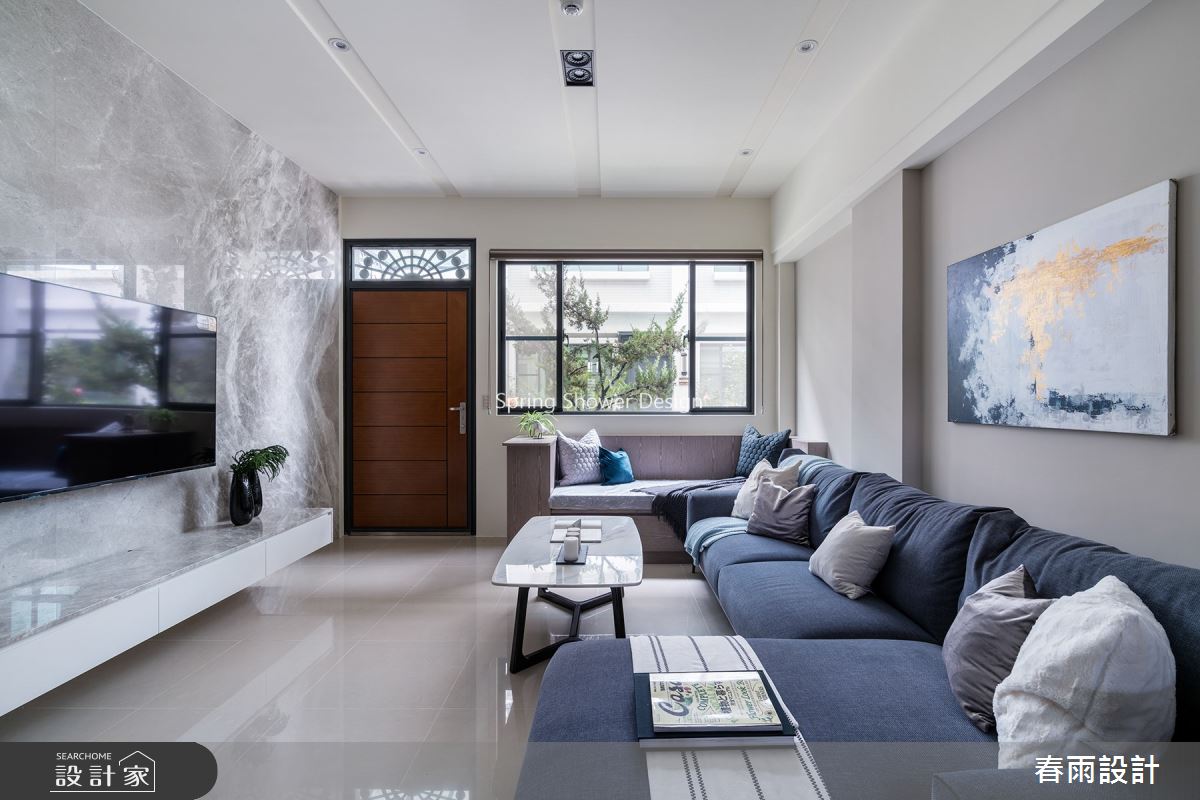 79坪新成屋(5年以下)＿現代風客廳案例圖片＿春雨設計＿春雨_124 桃園鴻福大境之1