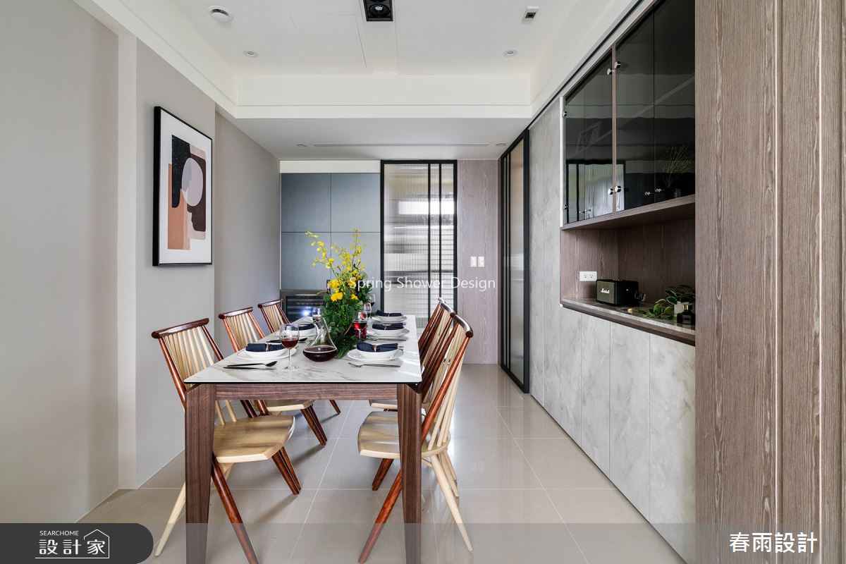 79坪新成屋(5年以下)＿現代風餐廳案例圖片＿春雨設計＿春雨_124 桃園鴻福大境之6