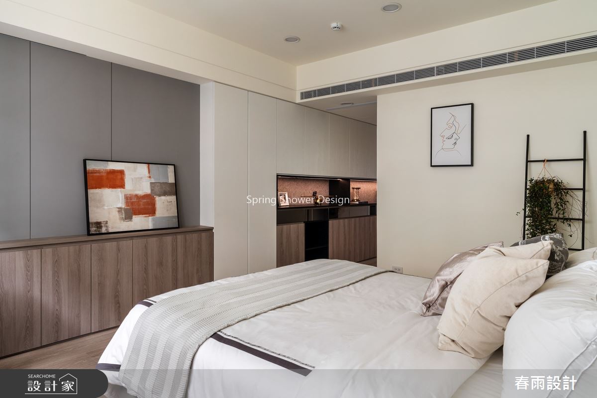 79坪新成屋(5年以下)＿現代風臥室案例圖片＿春雨設計＿春雨_124 桃園鴻福大境之11