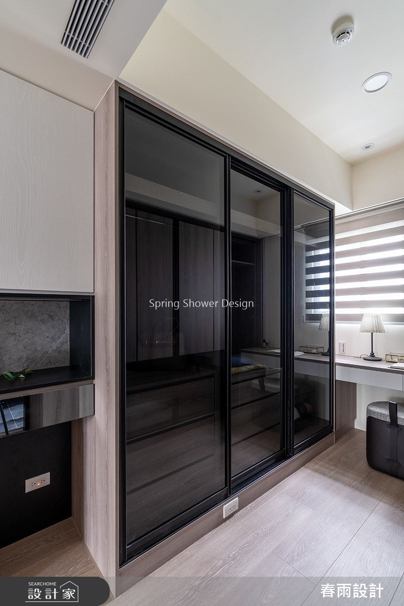 79坪新成屋(5年以下)＿現代風更衣間案例圖片＿春雨設計＿春雨_124 桃園鴻福大境之14