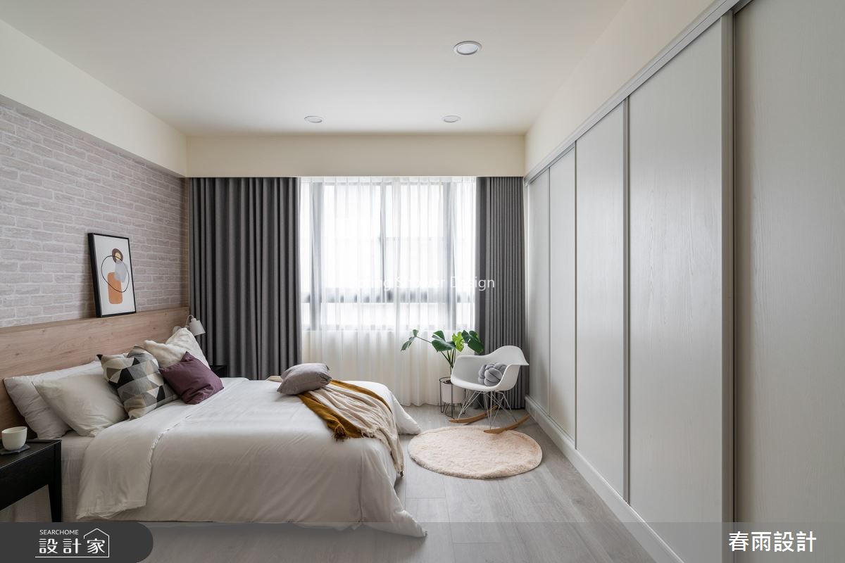 79坪新成屋(5年以下)＿現代風臥室案例圖片＿春雨設計＿春雨_124 桃園鴻福大境之19