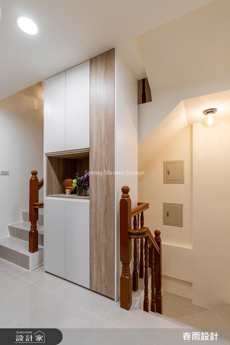 79坪新成屋(5年以下)＿現代風樓梯案例圖片＿春雨設計＿春雨_124 桃園鴻福大境之21