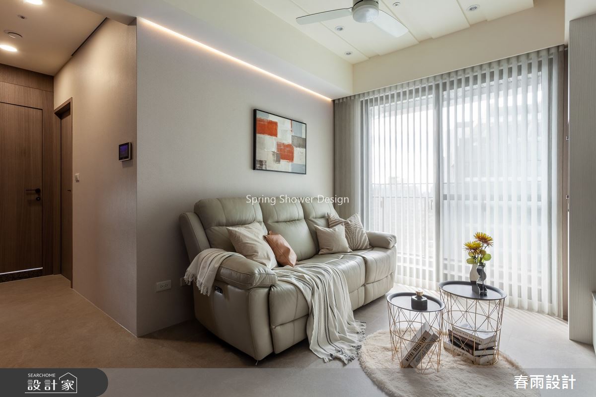 預售屋＿現代風客廳案例圖片＿春雨設計＿春雨_125 仁發富悅之7