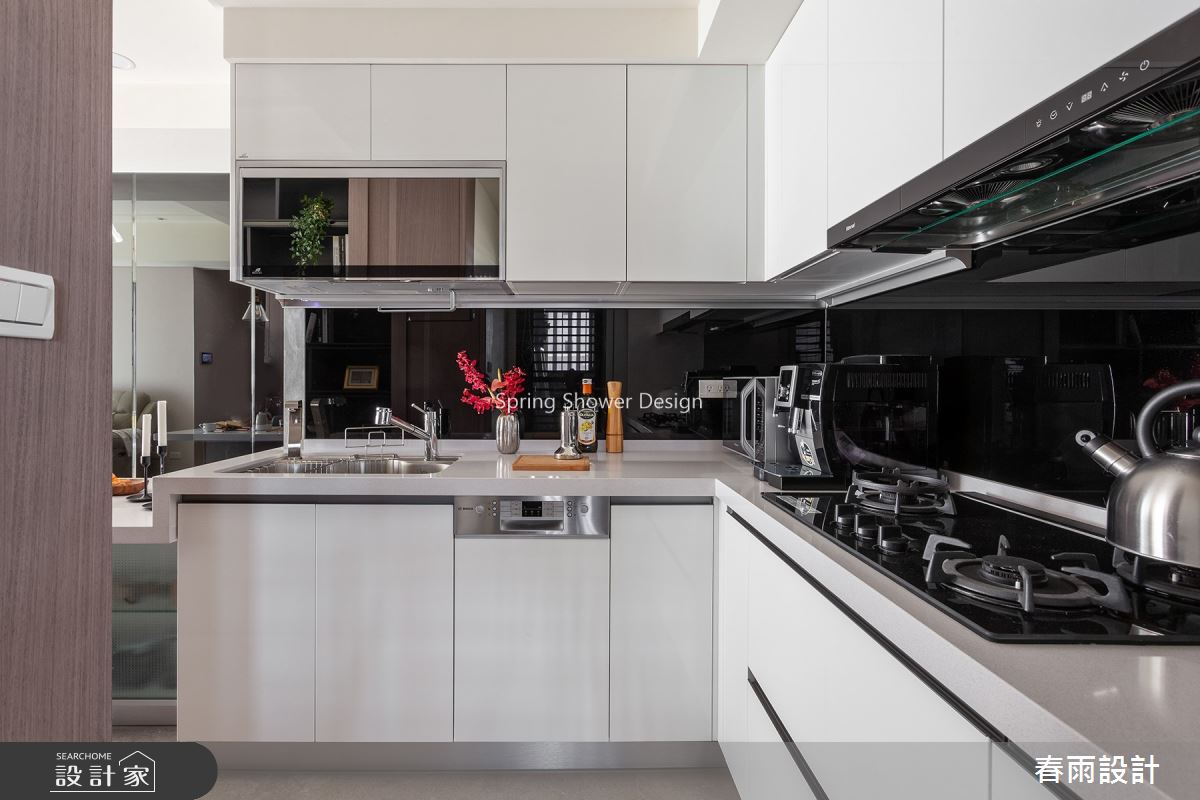 預售屋＿現代風廚房案例圖片＿春雨設計＿春雨_125 仁發富悅之17