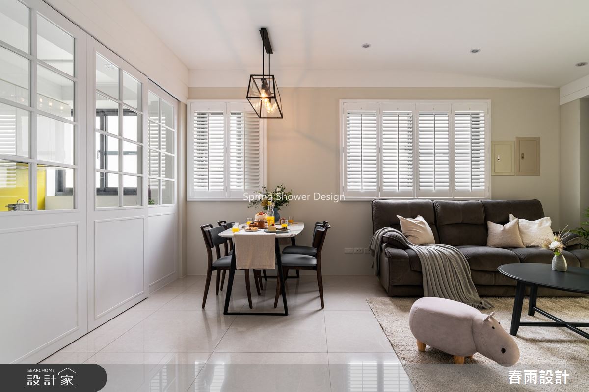 32坪預售屋＿美式風客廳案例圖片＿春雨設計＿春雨_126 台中梧棲之5