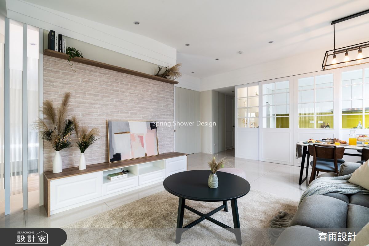 32坪預售屋＿美式風客廳案例圖片＿春雨設計＿春雨_126 台中梧棲之6