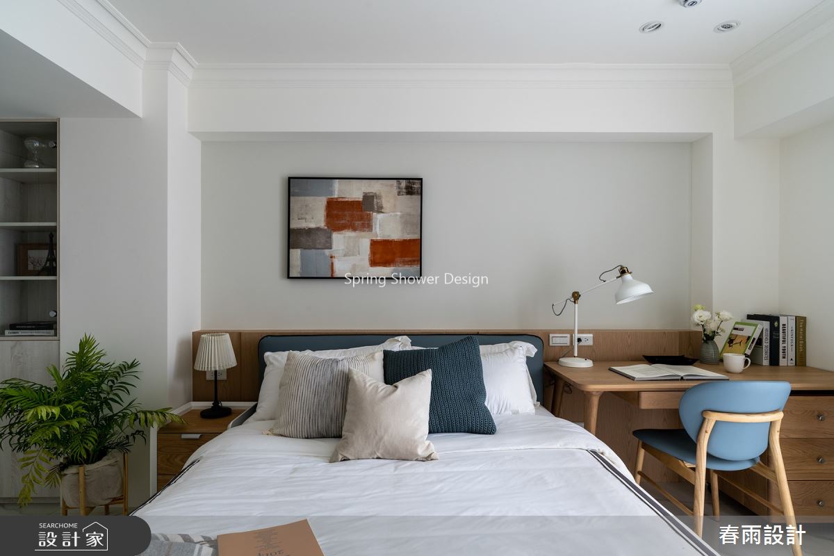 28坪老屋(16~30年)＿美式風臥室案例圖片＿春雨設計＿春雨_127 仁愛凱旋之21