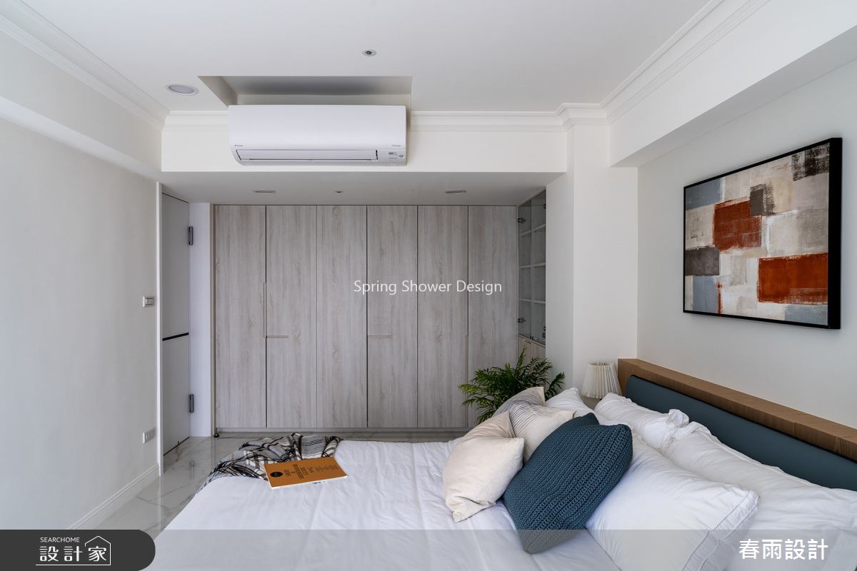 28坪老屋(16~30年)＿美式風臥室案例圖片＿春雨設計＿春雨_127 仁愛凱旋之22