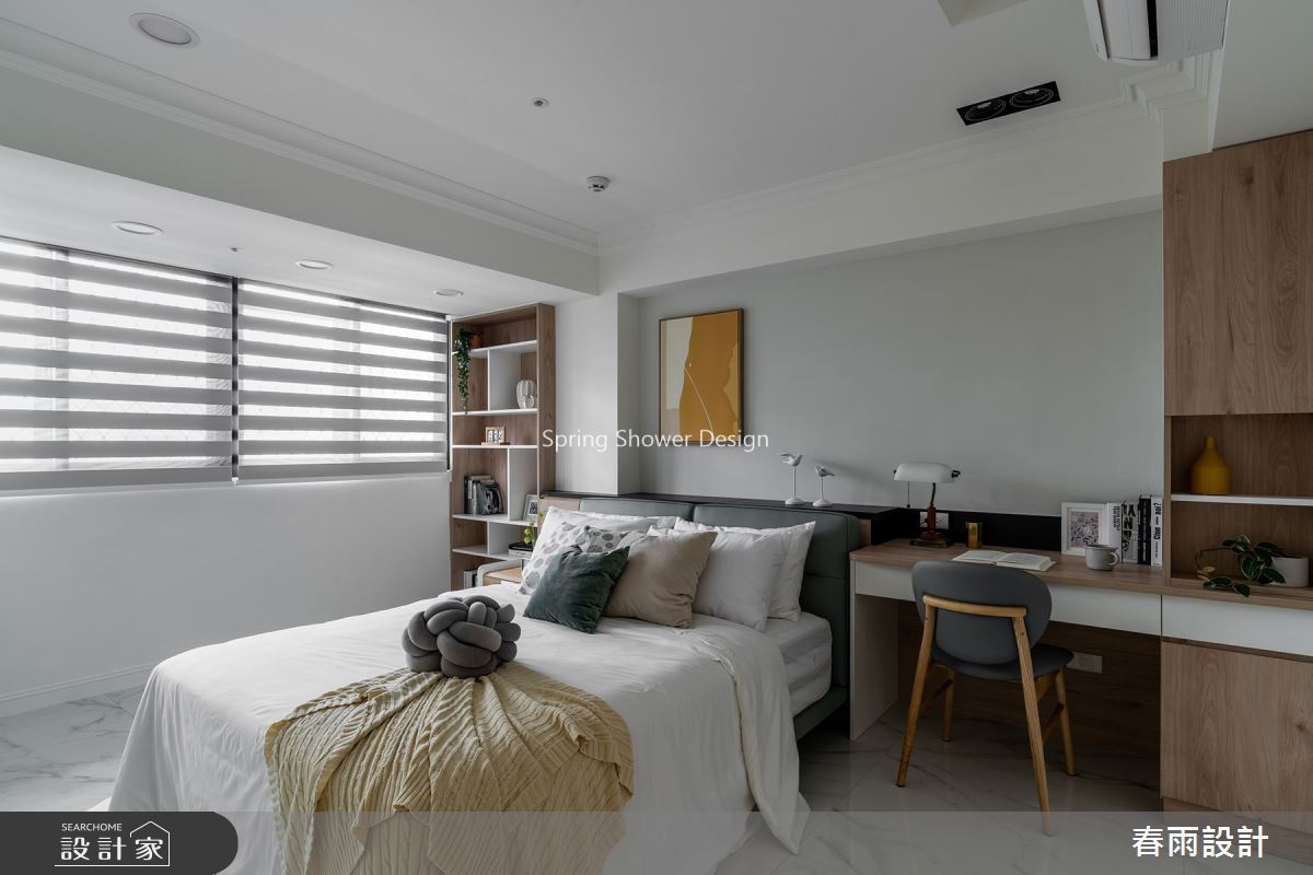 28坪老屋(16~30年)＿美式風臥室案例圖片＿春雨設計＿春雨_127 仁愛凱旋之23