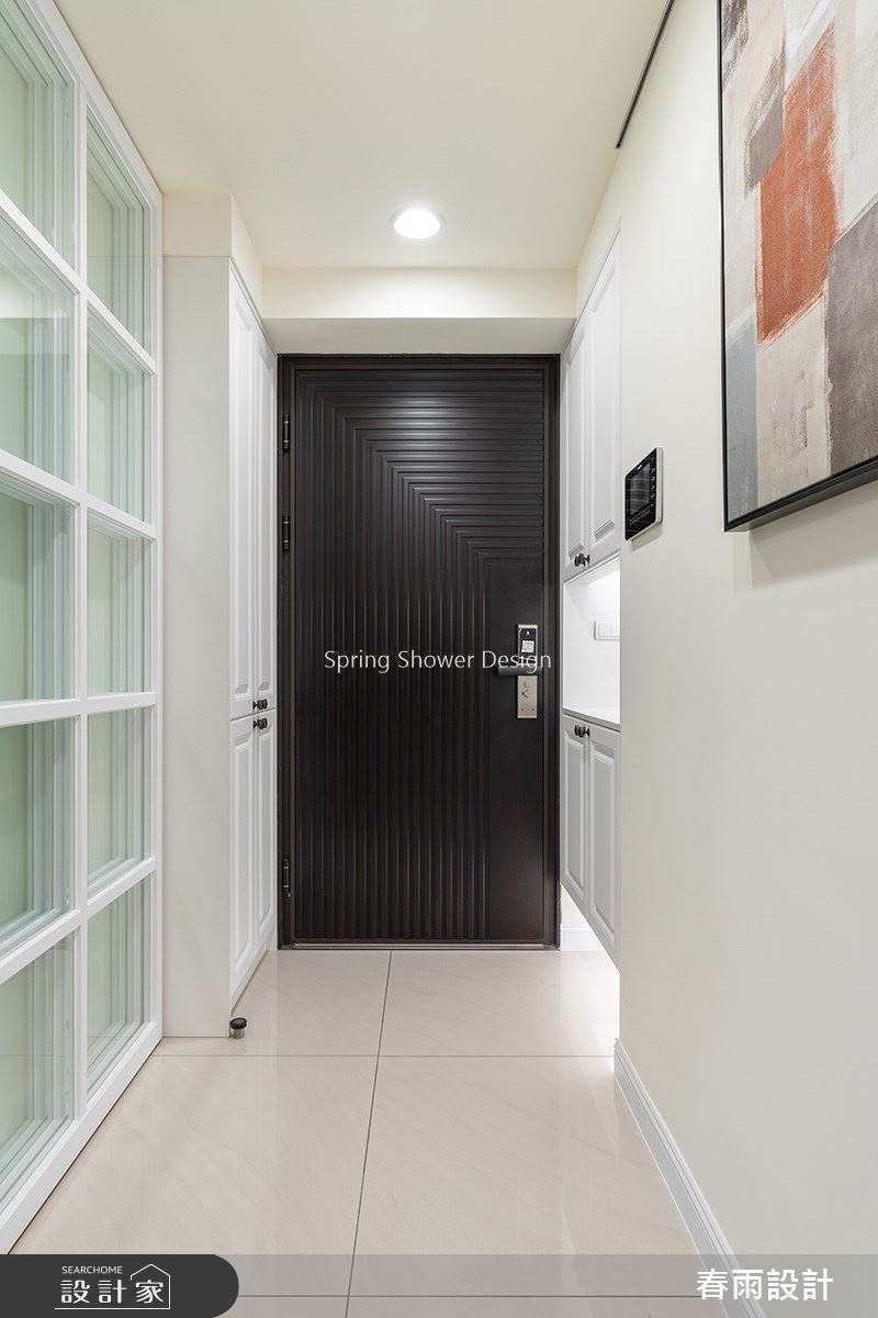 18坪預售屋＿美式風玄關案例圖片＿春雨設計＿春雨_128 九揚華冠之1